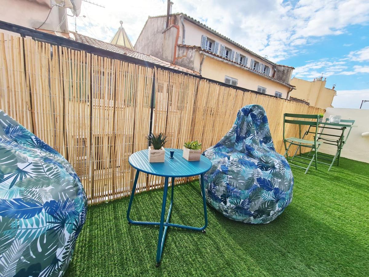 Gregbnb - Centre Ancien - Studio Roof-Top - Climatise - 5Eme Etage Toulon Eksteriør billede
